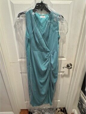 Turquoise Pink Lily Boutique Dress Size Large